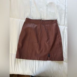 Small Leather Skirt
